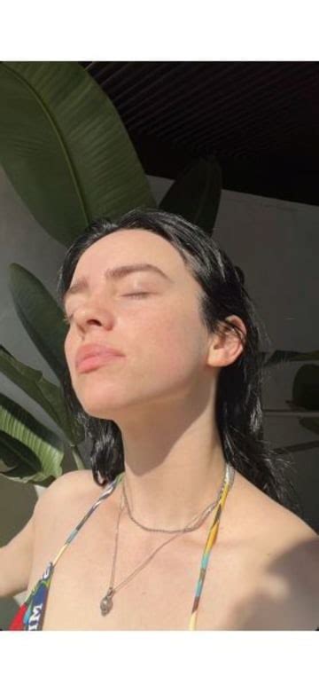 billie eilish in bikini|Billie Eilish Bursts Out Of Her Tiny Pink String Bikini